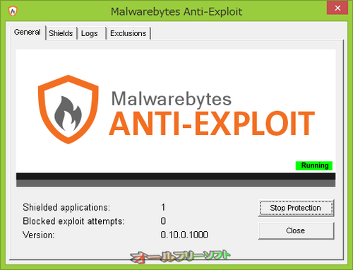 Malwarebytes Anti-Exploitの正式版が公開されました。