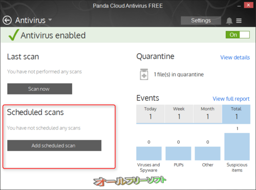 Panda Cloud Antivirus 3.0が公開されました。