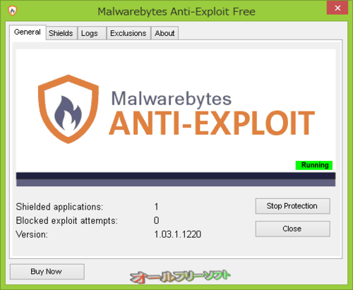 Malwarebytes Anti-Exploitの正式版が公開されました。