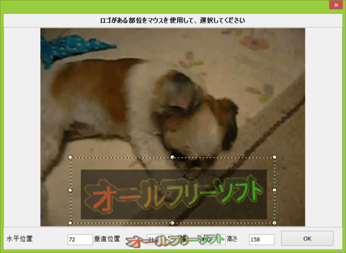 Video Logo Remover の日本語化ファイルが公開されました。